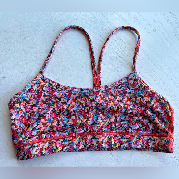 Lululemon Power Y sports bra floral print - Picture 1 of 4